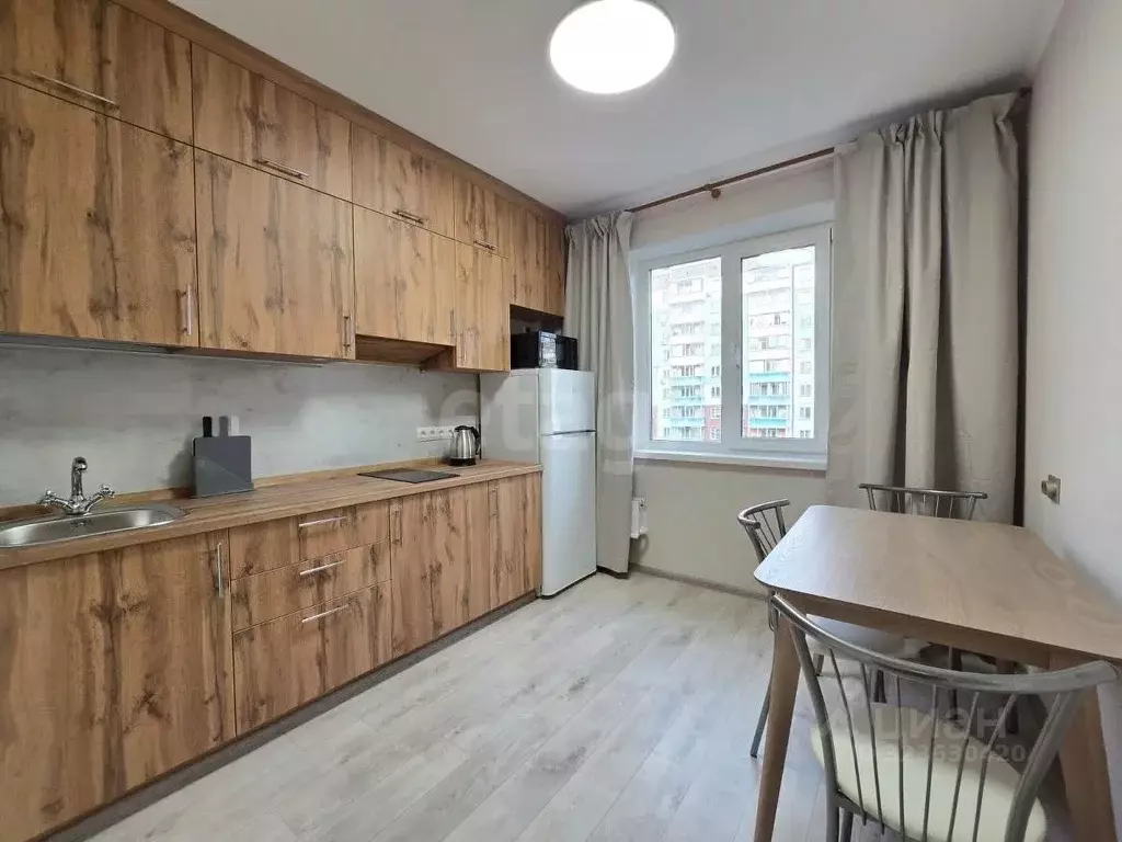 1-к кв. Красноярский край, Красноярск Взлетка мкр, ул. Батурина, 19 ... - Фото 1