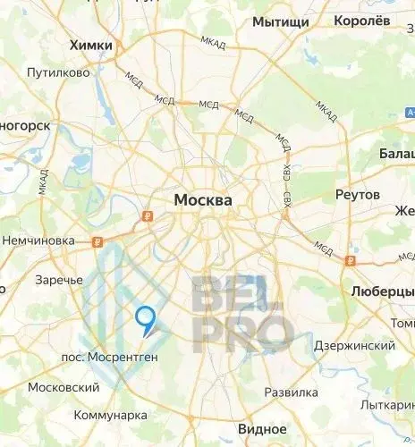 Торговая площадь в Москва Профсоюзная ул., 102С1 (22 м) - Фото 1