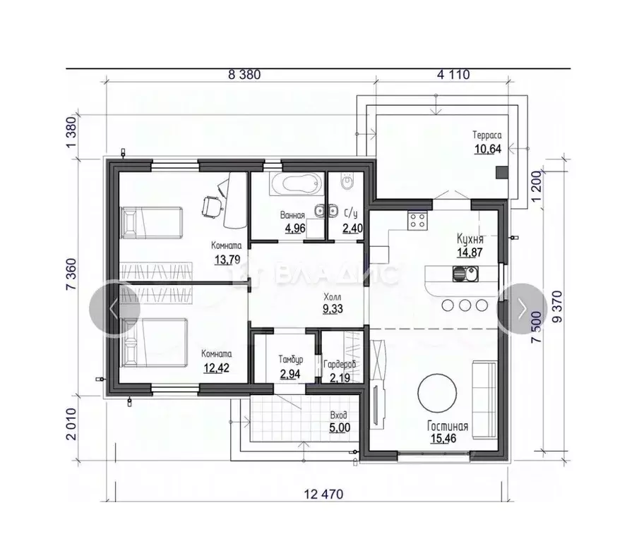 Дом в Белгородская область, Белгородский район, Новосадовское с/пос, ... - Фото 2