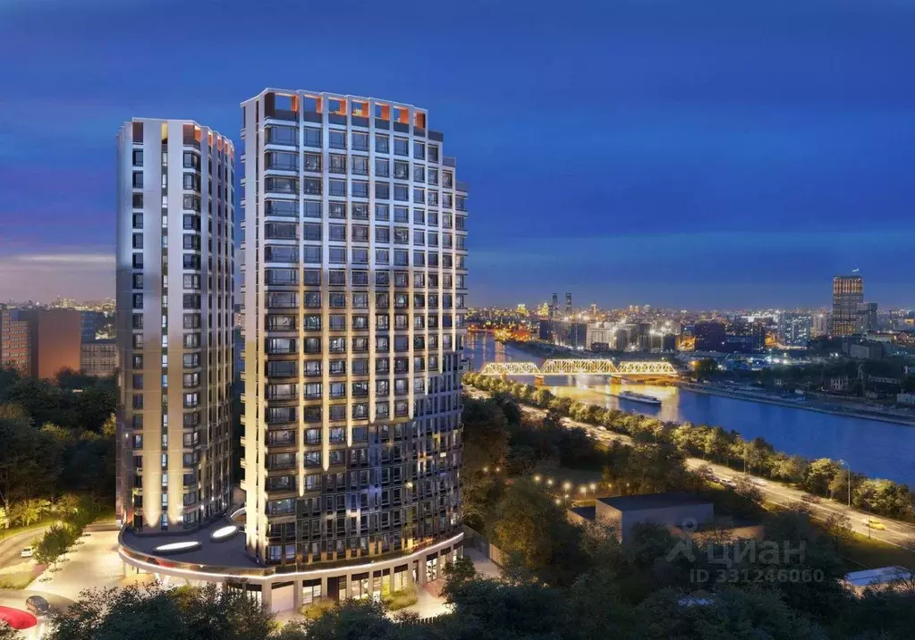 3-к кв. Москва Нагатинская наб., 4Бк2 (68.9 м) - Фото 1