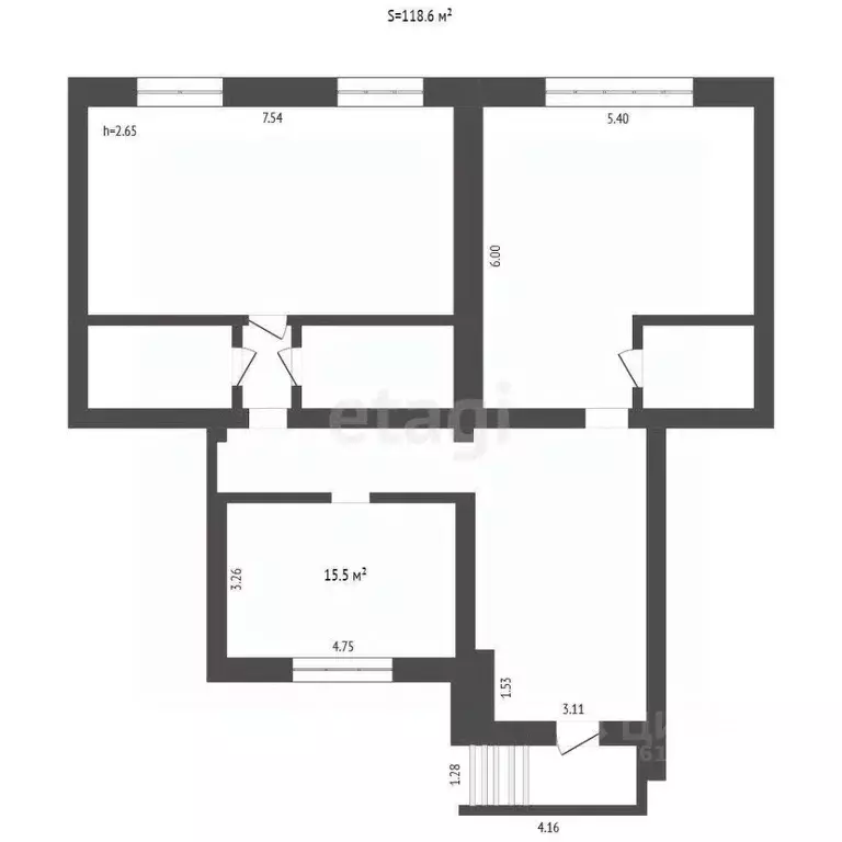 Офис в Мордовия, Саранск ул. Комарова, 15 (119 м) - Фото 1