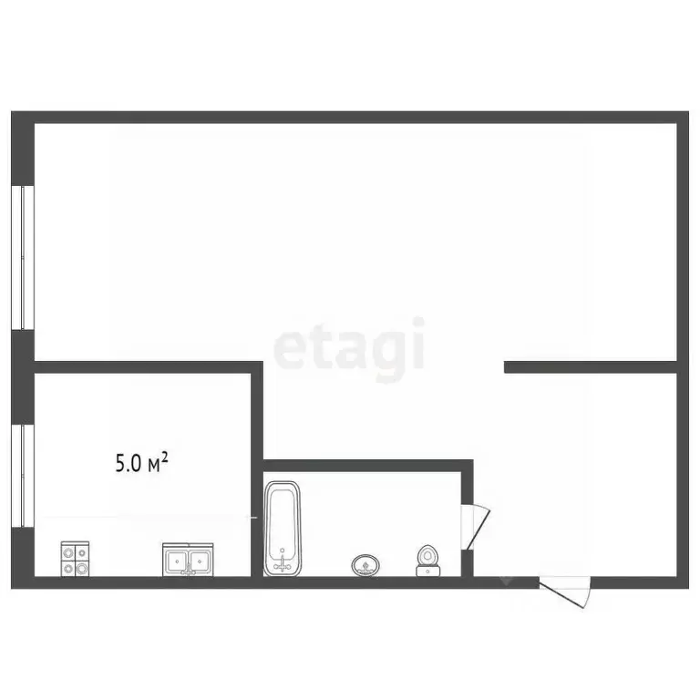 1-к кв. Нижегородская область, Выкса Гоголя мкр, 1 (31.1 м) - Фото 1