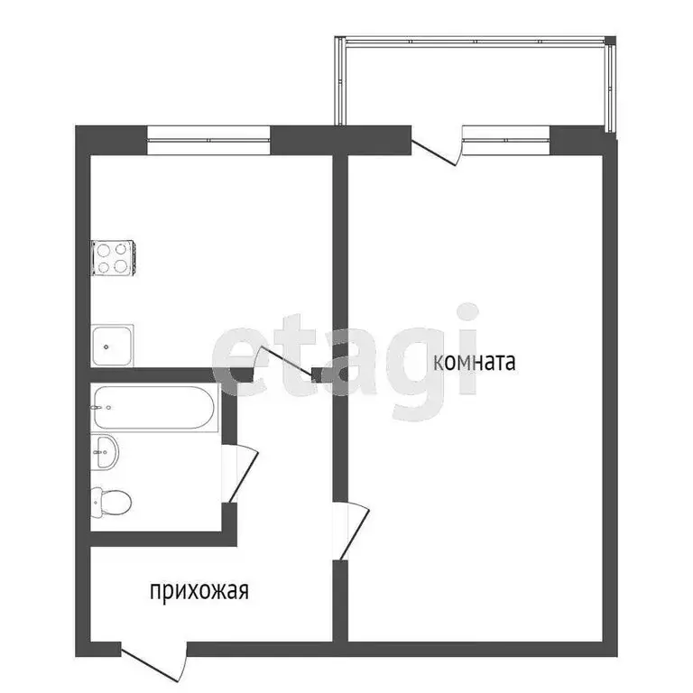 1-комнатная квартира: Ярославль, Яковлевская улица, 10 (37.5 м) - Фото 0
