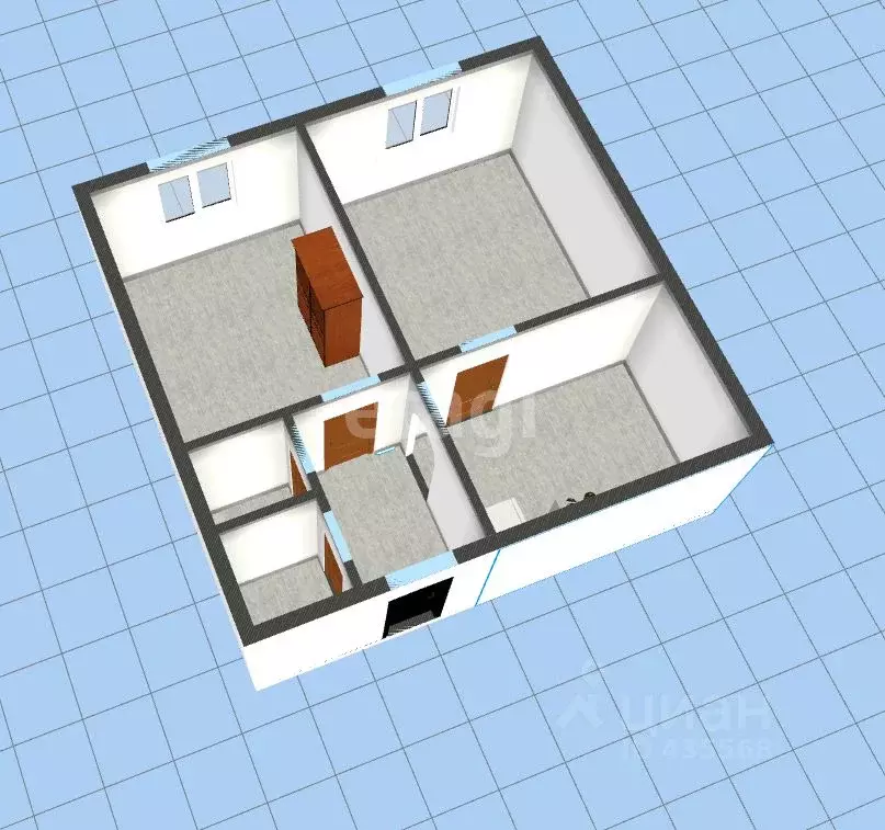 2-к кв. Белгородская область, Губкин Народная ул., 2В (37.1 м) - Фото 2