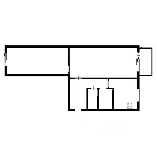 2-к кв. Тюменская область, Тюмень ул. Пермякова, 2а (45.0 м) - Фото 1