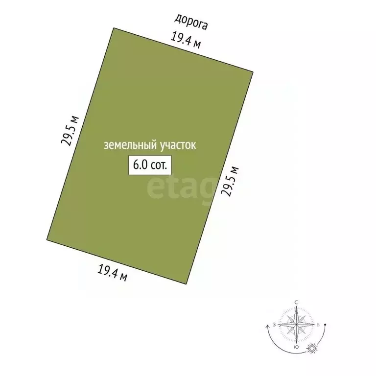 Участок в Ямало-Ненецкий АО, Новый Уренгой ул. 2-я Запрудная, 9 (6.0 ... - Фото 2