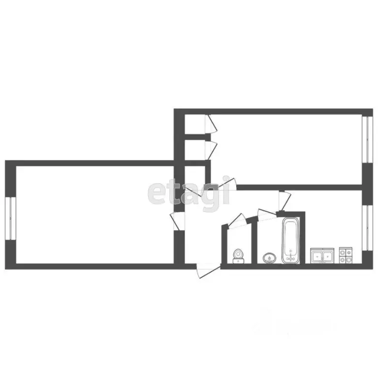 2-к кв. Мордовия, Саранск бул. Эрьзи, 3 (43.5 м) - Фото 1