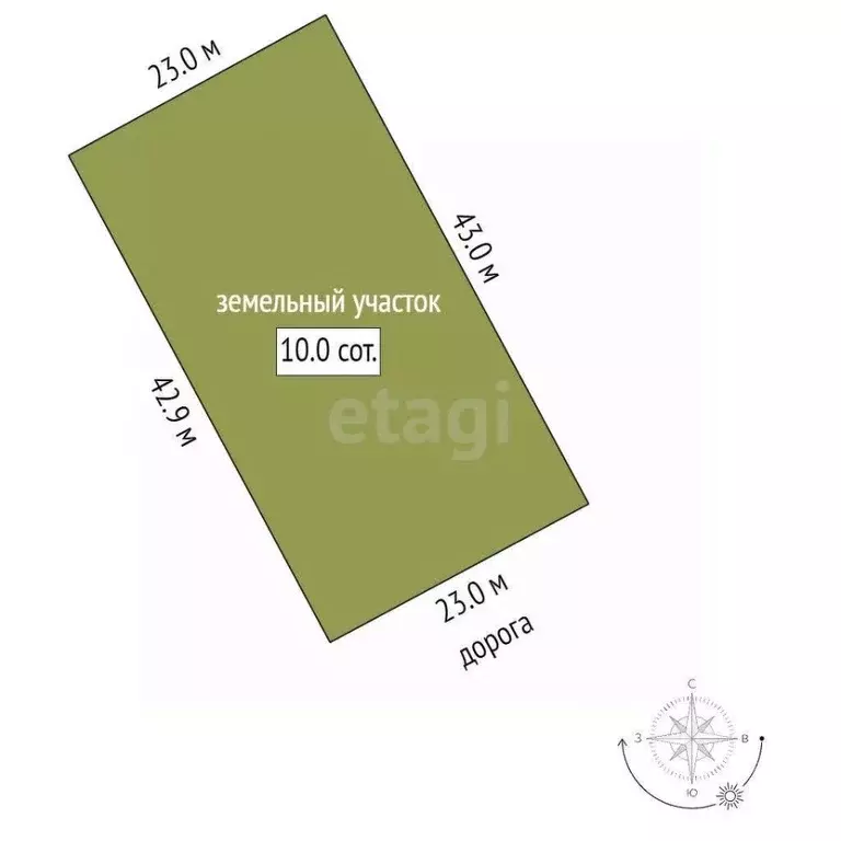 Участок в Томская область, Томский район, с. Корнилово, Красная горка ... - Фото 1