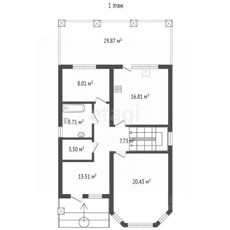 Дом в Московская область, Истра городской округ, д. Духанино 2 (200 м) - Фото 1