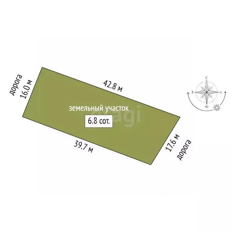 Участок в Крым, Красногвардейский район, с. Петровка ул. Дальняя (6.75 ... - Фото 2