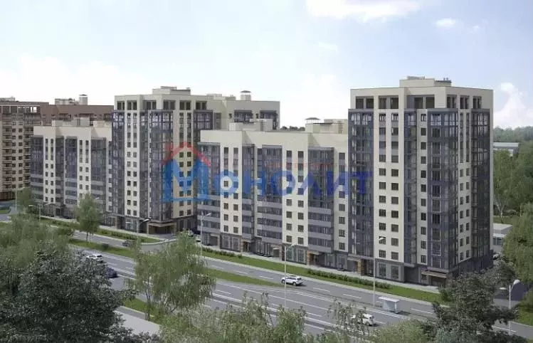 Квартира-студия, 33,9 м, 1/12 эт. - Фото 1