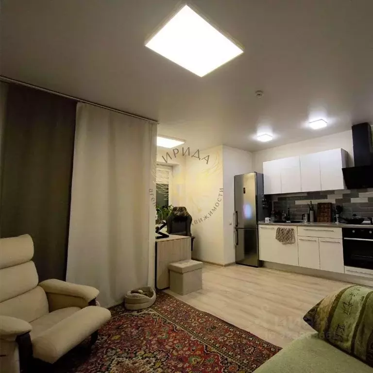 Студия Белгородская область, Белгород ул. Семейная, 13 (31.2 м) - Фото 1