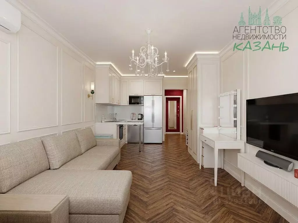 Студия Татарстан, Казань ул. Нурсултана Назарбаева, 56 (20.4 м) - Фото 1