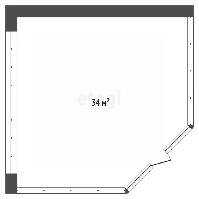 Офис в Краснодарский край, Геленджик Крымская ул., 22к9 (34 м) - Фото 2