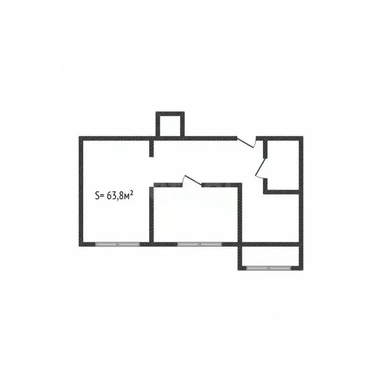 2-к кв. Брянская область, Брянск просп. Станке Димитрова, 67К5 (63.8 ... - Фото 2