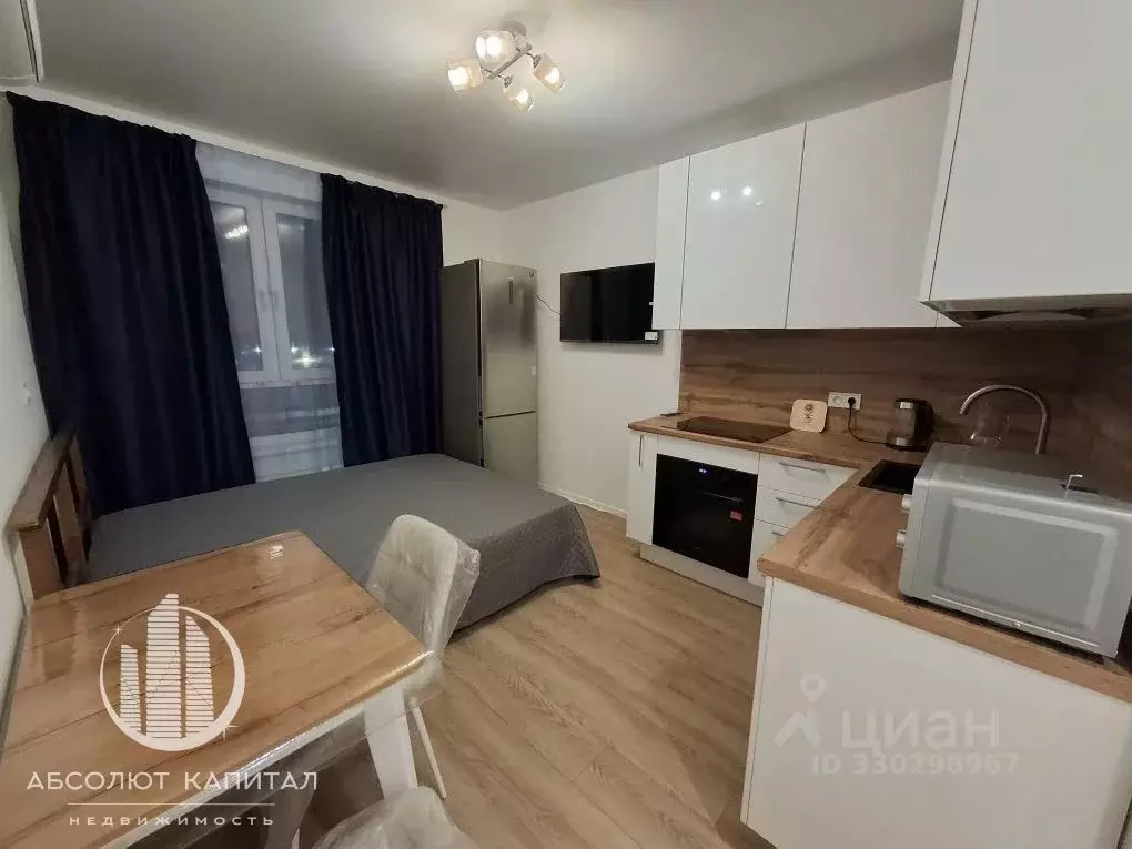 Студия Москва ул. Адмирала Корнилова, 76к1 (22.5 м) - Фото 0