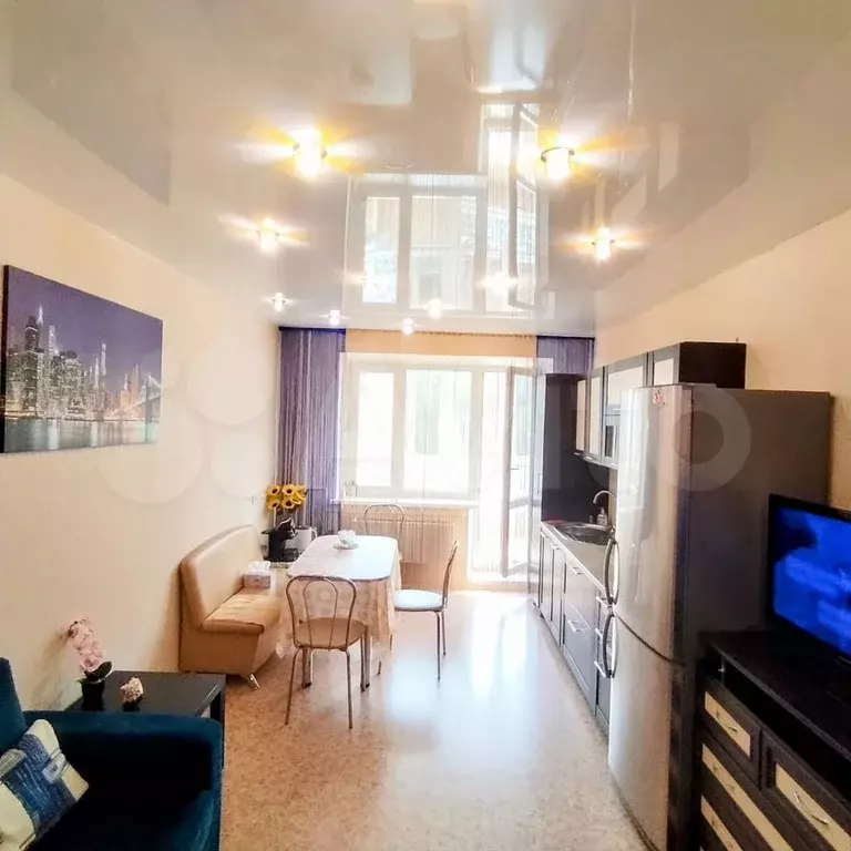 1-к. квартира, 40 м, 6/9 эт. - Фото 1