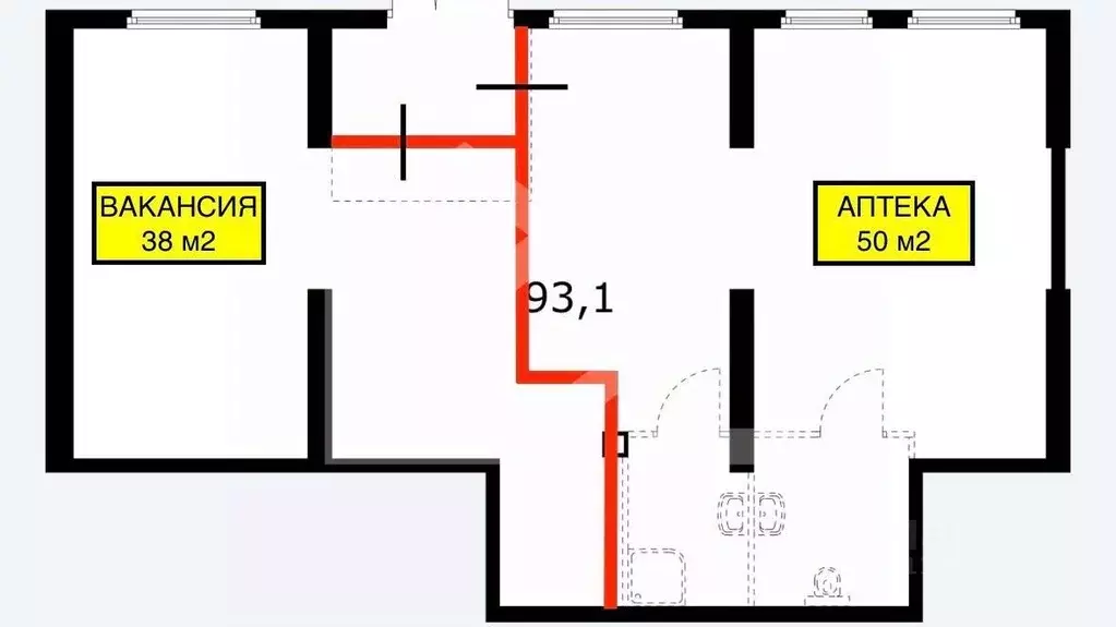 Помещение свободного назначения в Москва Иловайская ул., 2 (90 м) - Фото 2