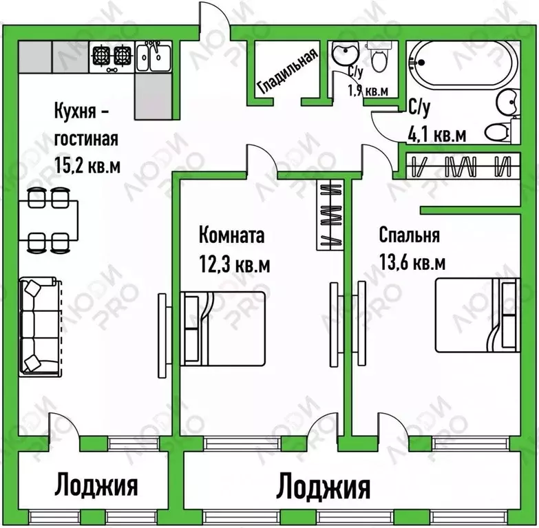 3-к кв. Кировская область, Киров ул. Капитана Дорофеева, 10 (61.1 м) - Фото 1