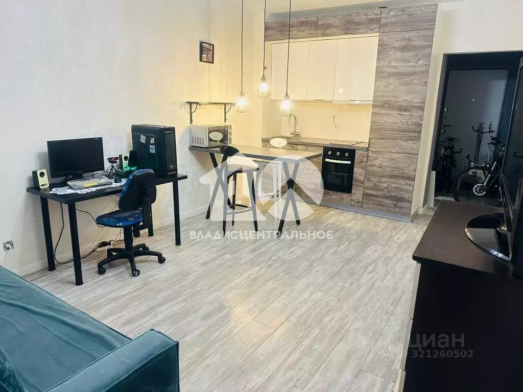 Студия Новосибирская область, Новосибирск Приморская ул., 24 (27.3 м) - Фото 1