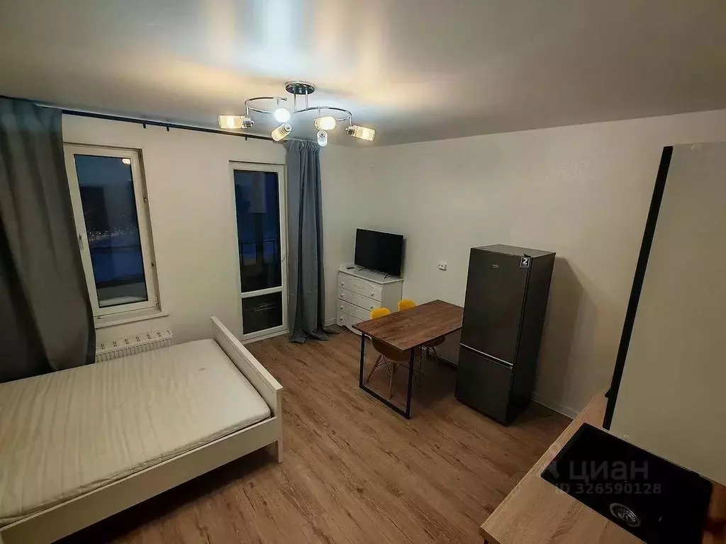 Студия Москва № 61 кв-л, 14 (31.0 м) - Фото 1