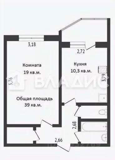 1-к кв. Пензенская область, Пенза Тернопольская ул., 18 (39.1 м) - Фото 2