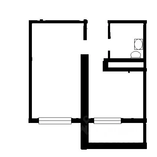 1-к кв. Татарстан, Казань ул. Александра Курынова, 11к1 (32.0 м) - Фото 2