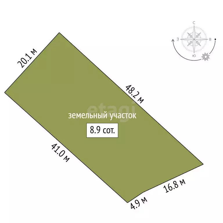 Участок в Куйвозовское сельское поселение, КП Белкино (8.92 м) - Фото 1