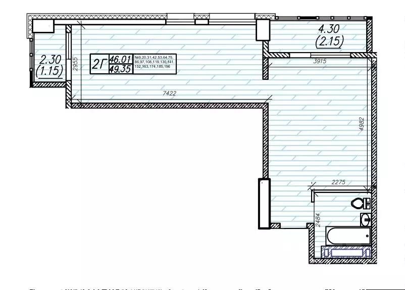 2-к кв. Приморский край, Владивосток Станционная ул., 11А (49.35 м) - Фото 1