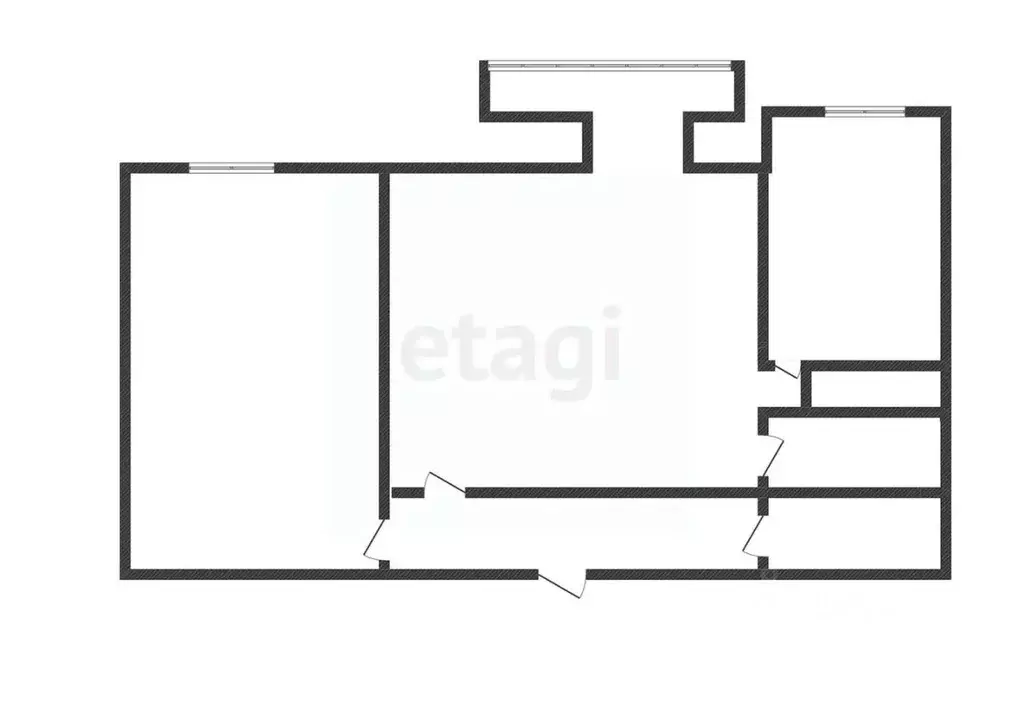2-к кв. Курская область, Курск ул. Энгельса, 158к1 (56.7 м) - Фото 1