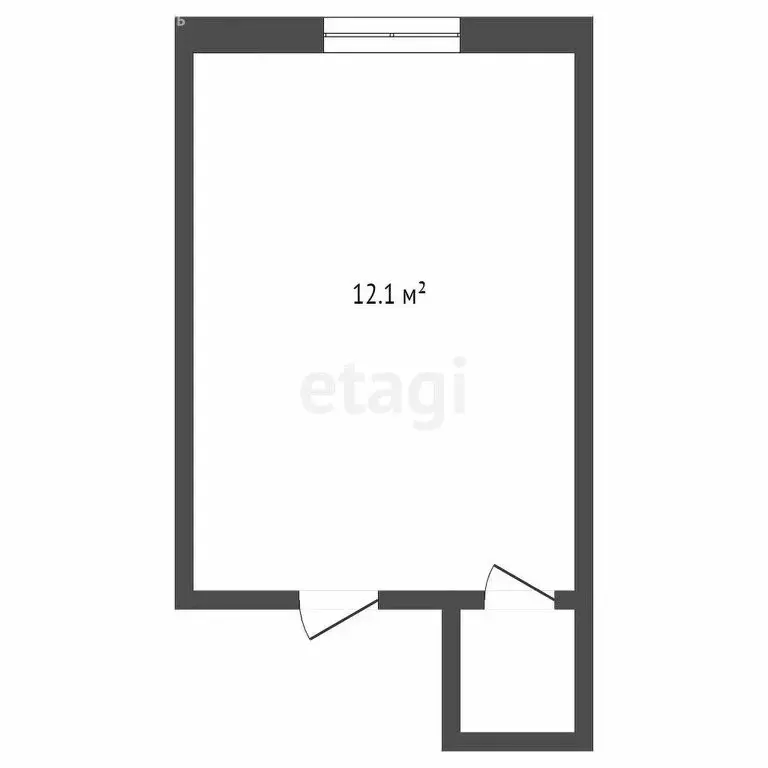1к в -комнатной квартире (11 м) - Фото 0