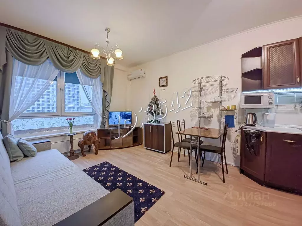 Студия Москва ул. Римского-Корсакова, 11к7 (23.0 м) - Фото 2