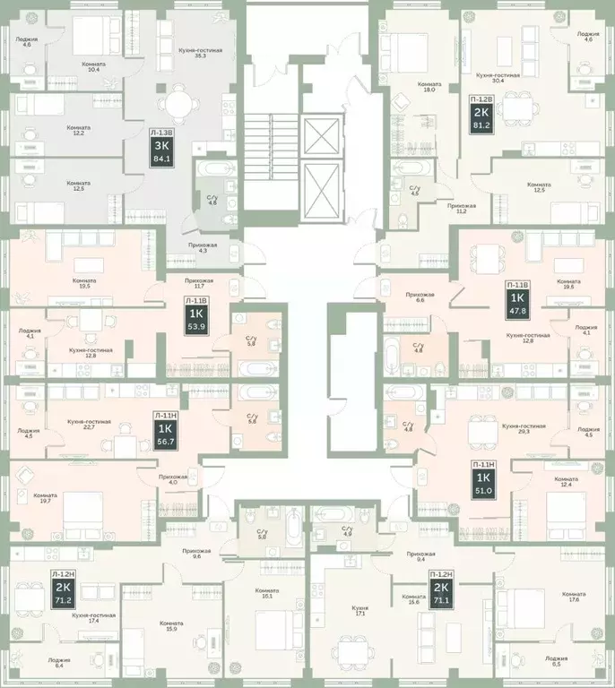 1-к кв. Курганская область, Курган Заозерный жилрайон, 6А мкр, ул. ... - Фото 2