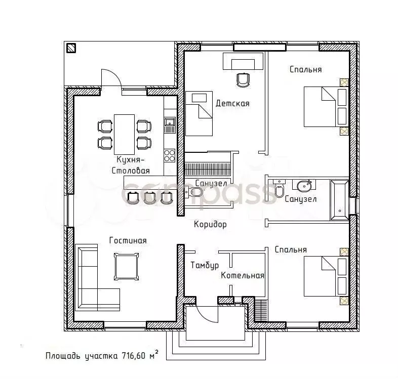 Квартира-студия, 23,2 м, 5/19 эт. - Фото 0
