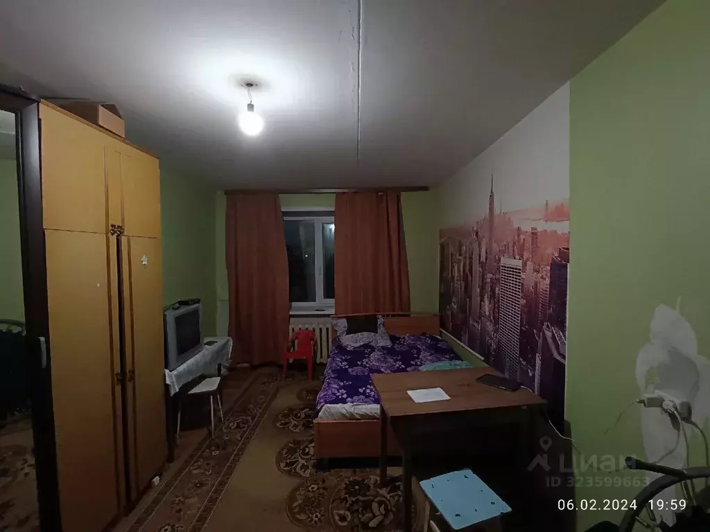 Комната Курганская область, Курган ул. Дзержинского, 17А (18.0 м) - Фото 1