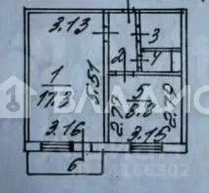 1-к кв. Белгородская область, Белгород ул. Есенина, 20 (35.0 м) - Фото 1