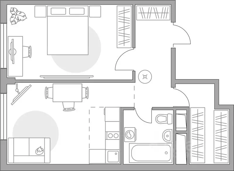 2-к кв. Московская область, Красногорск Опалиха мкр, Аникеевский жилой ... - Фото 1