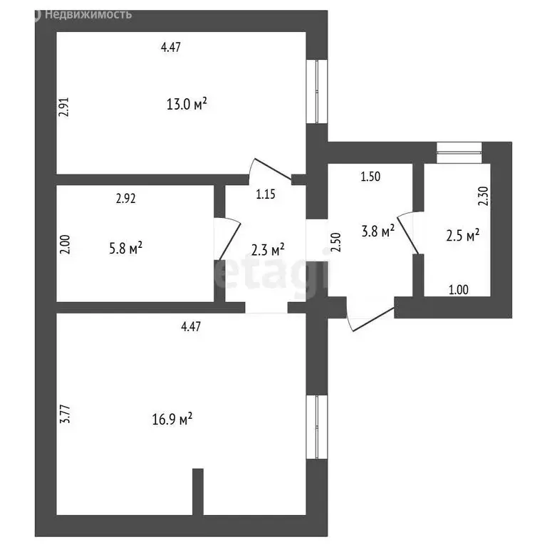Дом в Судак, Проезжая улица (44.3 м) - Фото 1