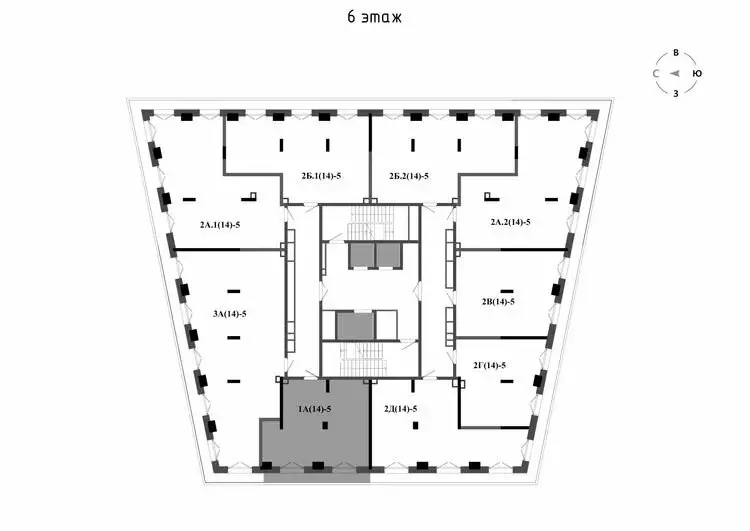 1-комнатная квартира: Казань, ЖК Яналиф (50.29 м) - Фото 1