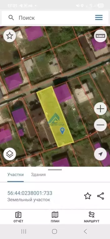 Участок в Оренбургская область, Оренбург Водник СТ, ул. Прямая (7.0 ... - Фото 1