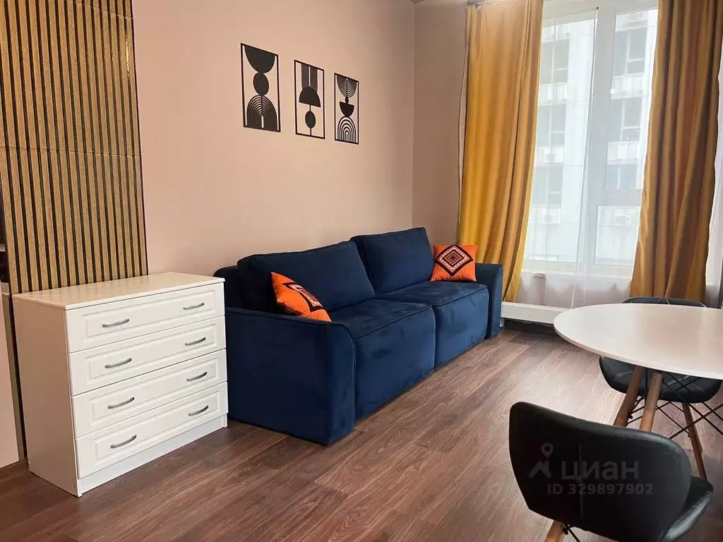 Студия Москва Автомобильный проезд, 4к4 (28.8 м) - Фото 1