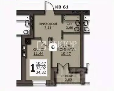 1-к кв. Ивановская область, Иваново ул. Чайковского, 40 (35.0 м) - Фото 1