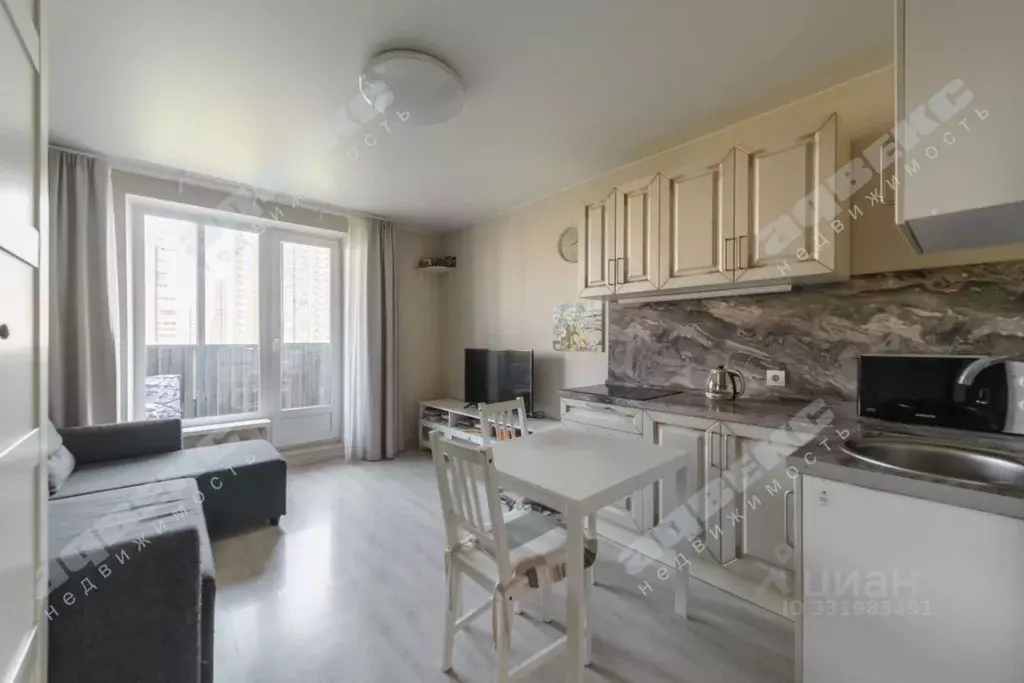 Студия Санкт-Петербург Комендантский просп., 55к1 (24.1 м) - Фото 1