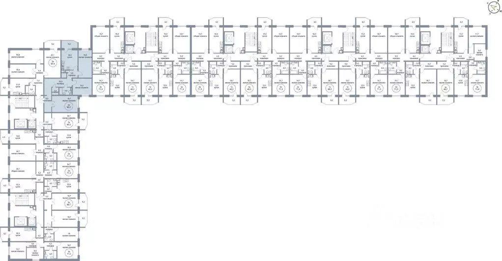 3-к кв. Ханты-Мансийский АО, Нефтеюганск 4-й мкр, 4к1 (98.2 м) - Фото 1