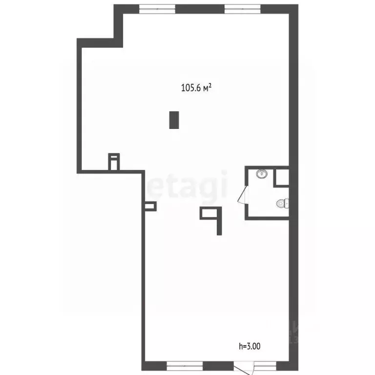 Торговая площадь в Ханты-Мансийский АО, Ханты-Мансийск Самаровская ... - Фото 2