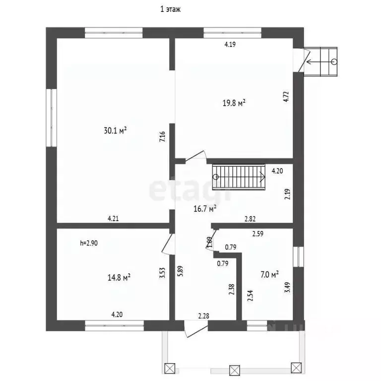 Дом в Татарстан, Набережные Челны ул. Каштановая, 7 (190 м) - Фото 2