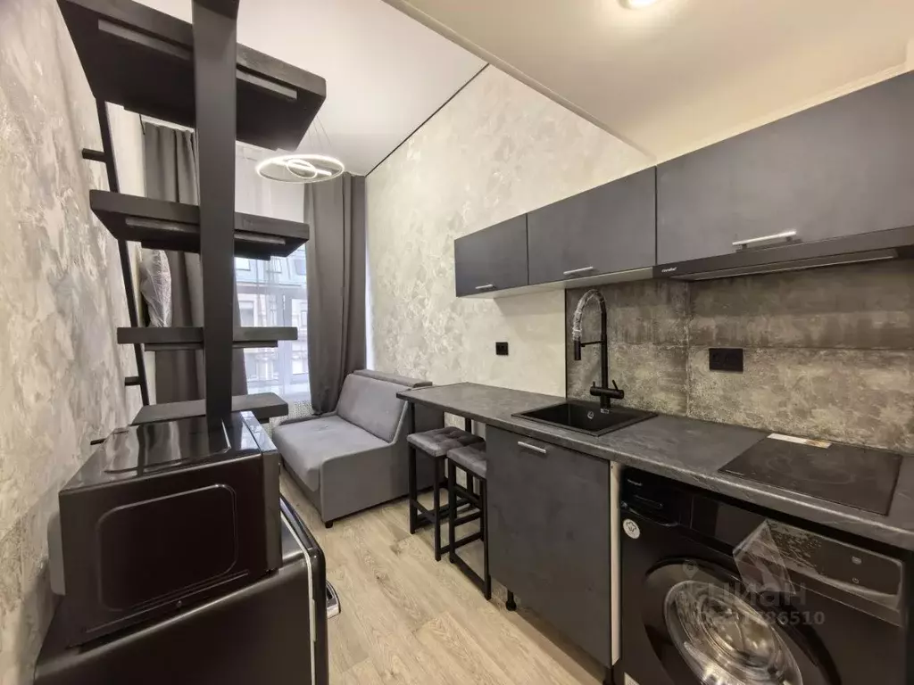Студия Санкт-Петербург ул. Марата, 50 (13.0 м) - Фото 1