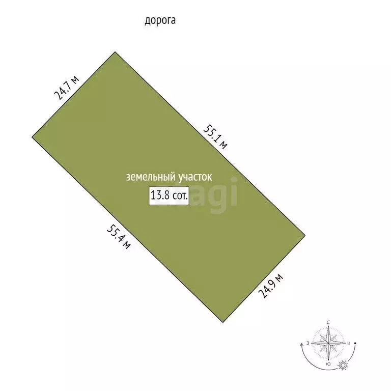 Участок в округ Муром, деревня Коржавино (13.8 м) - Фото 0