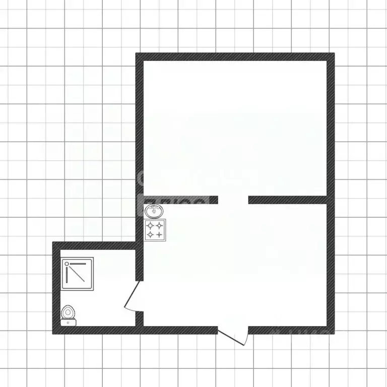 Комната Липецкая область, Липецк Левобережная ул., 1Б (12.5 м) - Фото 2