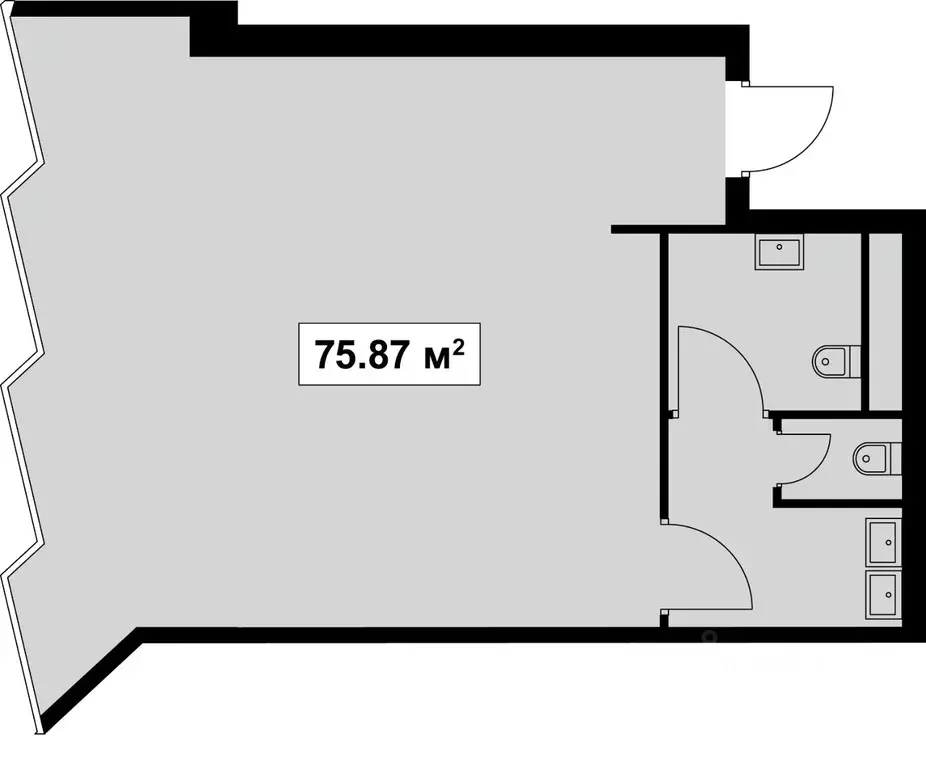 Офис в Москва проезд 17-й Марьиной рощи, 6 (76 м) - Фото 1